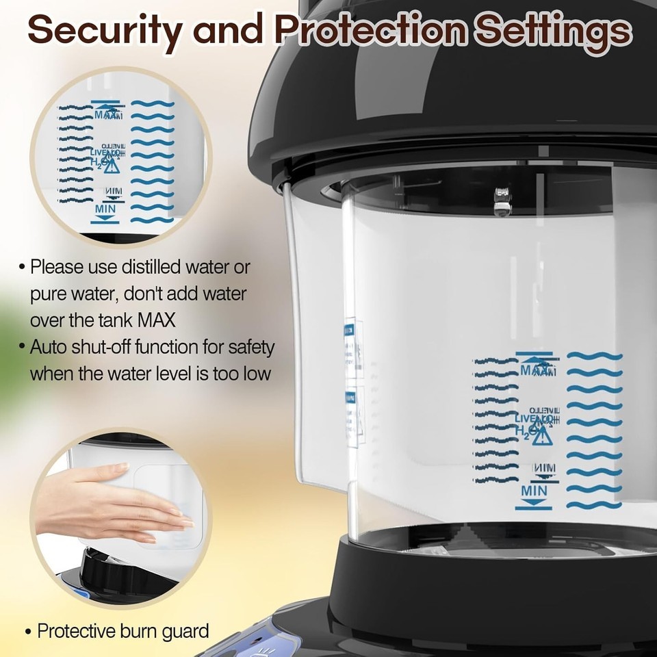 Professional Quality Black Hair and Facial Steamer - Compact & Portable Item image 7