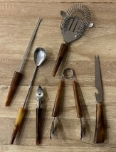 Vintage MCM Bakelite Bar Tool Set 6 Pieces (Sheffield Knife) - £63.14 GBP