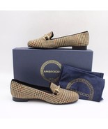 Ambrogio Dellamoda Horsebit Loafers in Rose Houndstooth Size US 10 - $3,856.81 MXN