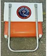 1980s Chicago Bears Foldable Stadium Cushion Seat Souvenir Vintage - £33.62 GBP