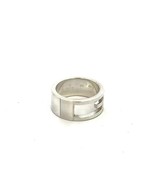 Gucci Estate Ring Size 5 Sterling Silver 8 mm G33 - €245,78 EUR