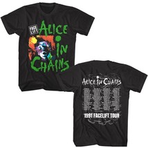 Alice in Chains Face Lift Tour 1991 Men&#39;s T Shirt Rooster Alt Rock Album Metal - £25.53 GBP+