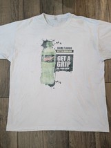 Vintage Jerzees Mountain Dew Get a Grip t-shirt shirt white promo promotional - $99.00