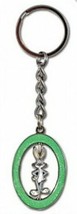 Looney Tunes Bugs Bunny 1.75&#39;&#39; x 1.25&#39;&#39; Swivel Glitter Key Chain NEW UNUSED - £11.63 GBP