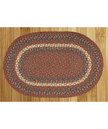 Burgundy-Gray Jute Braided Rug - $282.47