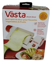 Vasta Vegetable Fruit Sheet Slicer Veggie Cutter Fettuccine Blade Includ... - $92.85 MXN