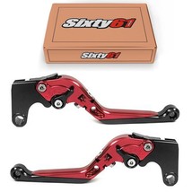 CBR600RR Red Levers 2007-2025 Honda Sliding Folding Extendable Brake Clutch - $89.00