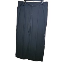Black Flat Front Dress Pants Size 16 - £19.38 GBP