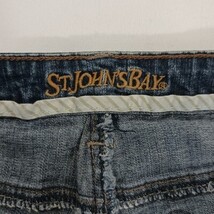 St. John's Bay Women's Blue Stretch Secretly Slender Bootcut Denim Jeans Size 4S image 3