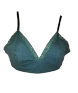 Jenni on Repeat Wide Lace Bralette-Green XL SW230356 - £8.66 GBP