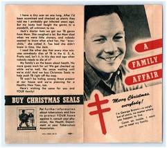 1945 Tuberculosis Pamphlet George Brown &quot;A Family Affair&quot; - $258.27 MXN