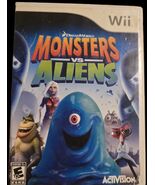 Monsters vs Aliens (Nintendo Wii) Game complete Tested CIB - $164.25 MXN