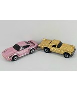 Hot Wheels Pink Porsche 959 & Gold Ford Thunderbird T-Bird Chrome Gleam Team - $9.97