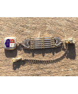 Watch Fob Chain With Enamelled Fob VICTORIAN ESTATE JEWELRY Fraternal Je... - $1,808.75 MXN