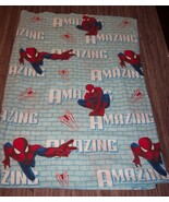 Marvel Comics The AMAZING SPIDER-MAN 2 Twin Size FLAT Sheet 2015 - $27.16 CAD