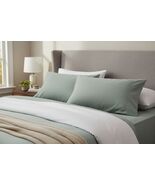 Better Homes and Gardens 300 Thread Count Percale Pillowcase Set King Green - $8.41