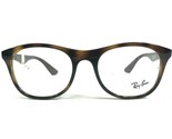 Ray-Ban Eyeglasses Frames RB7085 5577 Brown Tortoise Round Full Rim 52-1... - $65.09