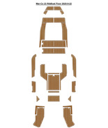 Mar-Co 23 RibBoat Swim Platform Cockpit Pad Boat EVA Foam Teak Deck Floo... - $20,283.55 MXN