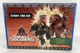 Small Soldiers Story Fun Kit Color Activity Book Crayons Stickers Vintag... - $49.45