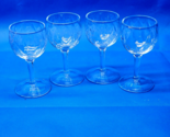 Vintage 1940s DOUBLE DIAMOND Wine Glass - Cool CHISELED ICE Effect - Set... - $31.97