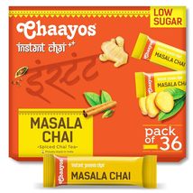 Chaayos Instant Tea Premix - Ginger Flavour - Low Sugar (36 Sachets) | I... - $41.24