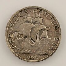 1932 Portugal 5 Escudos (MB) Muy Fina Estado - $70.83