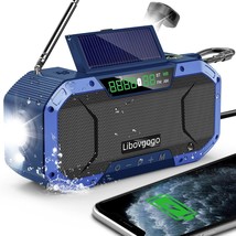 Emergency Radio Waterproof Bluetooth Speaker,Portable Digital Am Fm Radio With F - £59.50 GBP