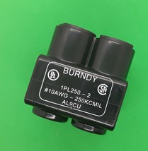 Burndy 1PL250-2 Multiple Tap Connector Aluminum 2 Port 10 AWG to 250 kcmil - £27.53 GBP