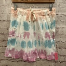 Simply Southern Girls Candy Tie Dye Waffle Knit Lounge Shorts Pink Purpl... - $24.00