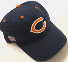 CHICAGO BEARS Team Logo NFL NFC Unisex Reebok Blue Orange Cap Hat One Si... - $12.22