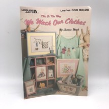 Vintage Cross Stitch Patterns, This is the Way We Wash Our Clothes by Jeanne Mac - £6.91 GBP