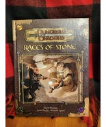RACES OF STONE Dungeons &amp; Dragons d20 Roleplaying Supplement Book 2004 VGUC - $38.44 CAD