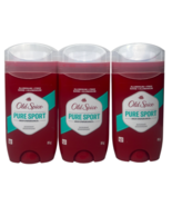 3 Pack Old Spice Men&#39;s High Endurance Pure Sport Deodorant Stick 3 Oz - £11.11 GBP