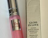 Lancome Gloss In Love Sparkling Lip Glaze Cocooning Feel 323 Pink Carat - $38.27