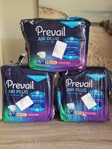 45 Count Prevail AIR Ultimate Plus Absorbency Daily Incontinence Briefs ... - $31.67