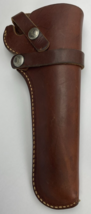 Hunter Heavy Duty Leather Holster No 1100B60 Right Hand Brown Leather - VGC LOOK - £23.45 GBP