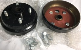 Set of 2 Golf Cart Brake Drum Hub Assembly for EZGO TXT RXV, 21807-G1 - £60.11 GBP