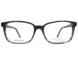 Fregossi Eyeglasses Frames 466 Grey Fade Black Square Full Ri 55-17-145 - $51.22