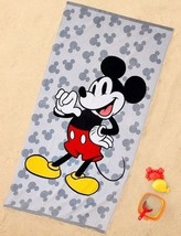 DISNEY Licensed Character Beach Towel ~ 34&quot; x 64&quot; ~ MICKEY MOUSE ~ 100% ... - $35.00