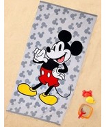 DISNEY Licensed Character Beach Towel ~ 34&quot; x 64&quot; ~ MICKEY MOUSE ~ 100% ... - $47.84 CAD