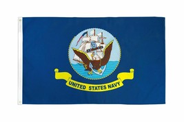3X5 Us Navy Ship Premium 210D Knitted Poly Nylon Flag Banner Officially Licensed - £23.58 GBP