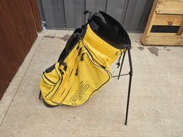Ping Hoofer Dual Strap Golf Stand Bag Yellow/Black - $94.99