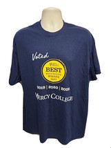 2022 Mercy College Best of Westchester Winner Adult Blue XL TShirt - £11.69 GBP