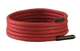 Red 4 mm wax cotton Shoe laces &amp; Boot laces - £6.24 GBP+