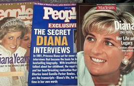 Lote De 3 Princesa Diana Revistas Años Entrevistas Vida Legado - $10.38