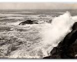 Wave Splash At Boiler Bay Park Depoe Bay Oregon OR UNP Postcard F21 - $4.42