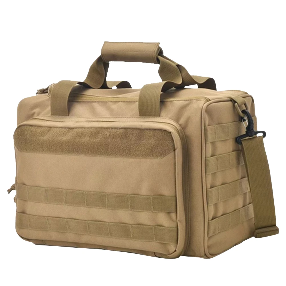  Range Bag Molle System 900D Waterproof   Pistol Case Pack Khaki Accessories Too - £154.73 GBP