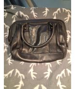 Northstyle Leather Black Handbag 12&quot;w and Zip Close - $457.05 MXN