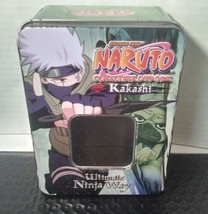 Naruto CCG Ultimate Ninja Way Tin 4 of 4 Kakashi Shonen Jump *EMPTY* - Tin Only - £10.86 GBP