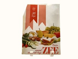 Vintage MCM Wax Sandwich Bags Crown Zee Bags Orig Packaging Open 15 Total - £27.06 GBP